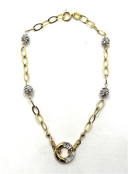 Bracciale Domar Donna Bracciale oro 18k in Oro BROR-368-280 - BROR-368-280